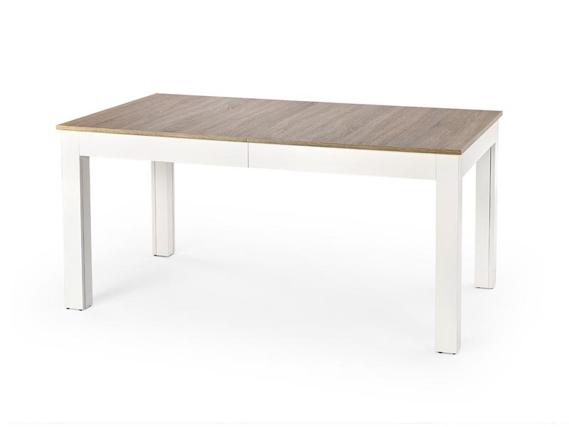 SEWERYN 160/300 cm izvelkams galds, krāsa: sonoma ozols/balts — изображение 2