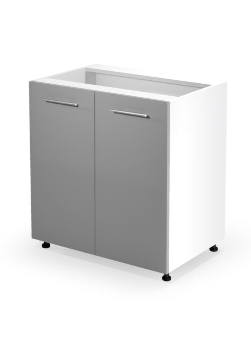VENTO D-80/82 apakšējā skapīte, krāsa: balta/gaiši pelēka