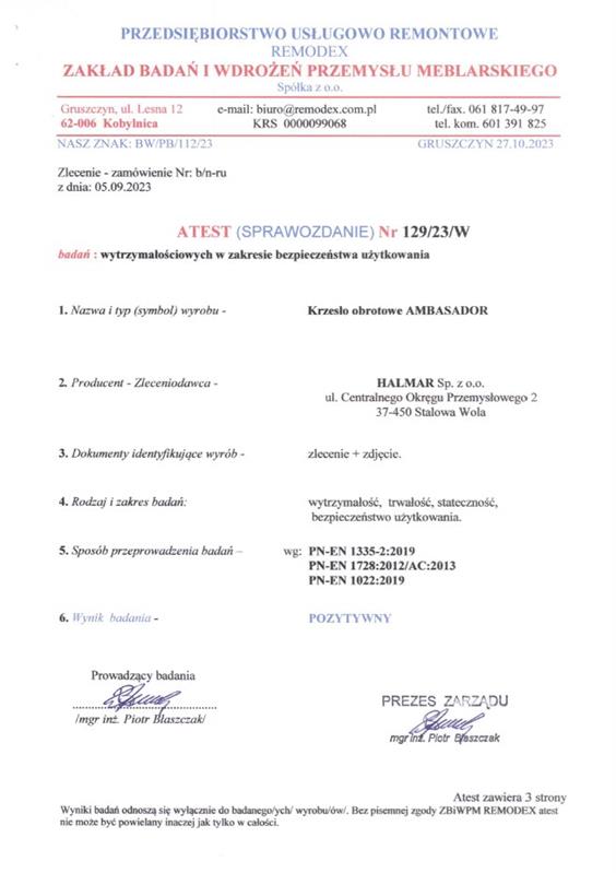 VĒSTNIEKA O. krēsls — изображение 2