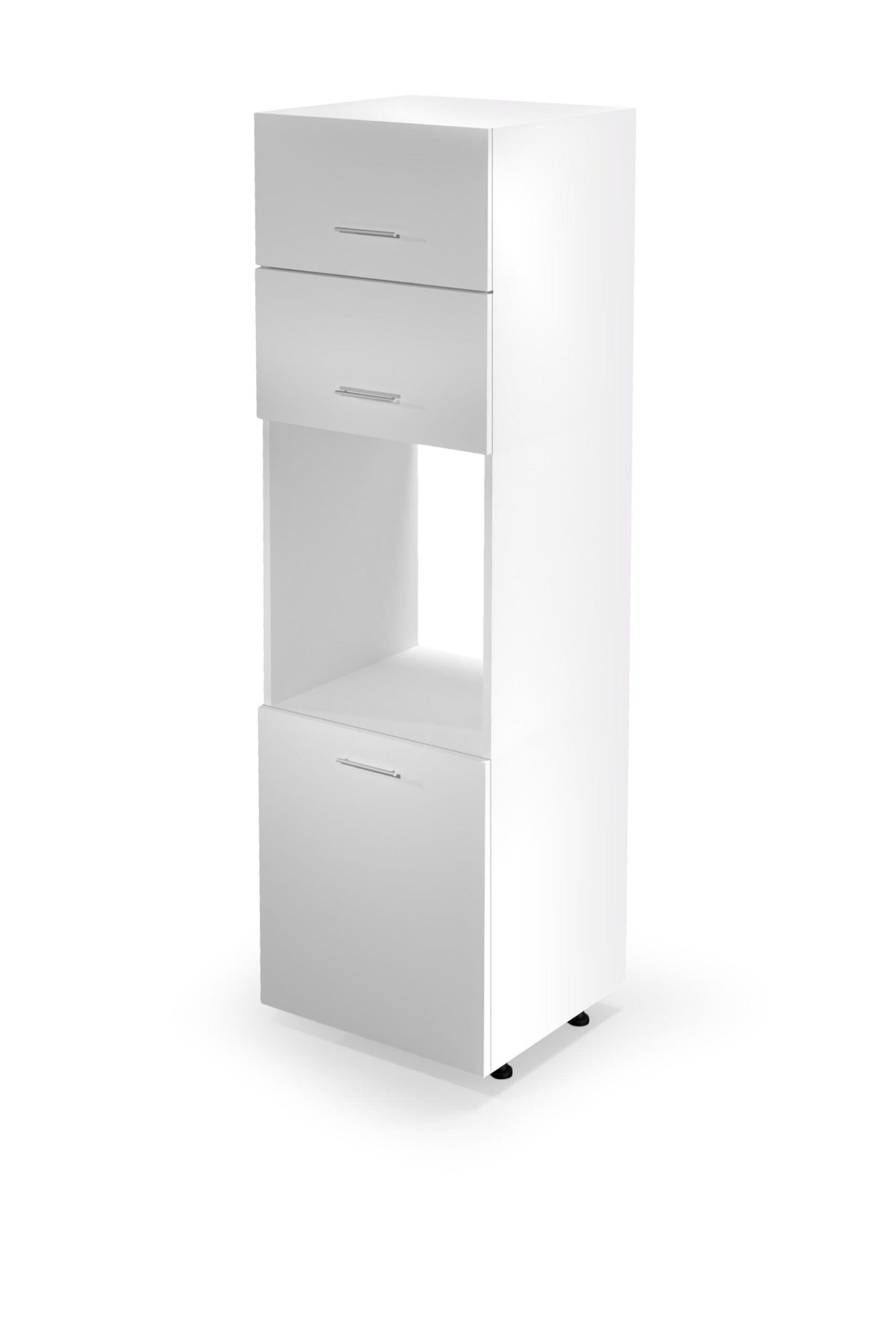 VENTO DP-60/214 augsta kravas skapīte, krāsa: balta/medus ozols