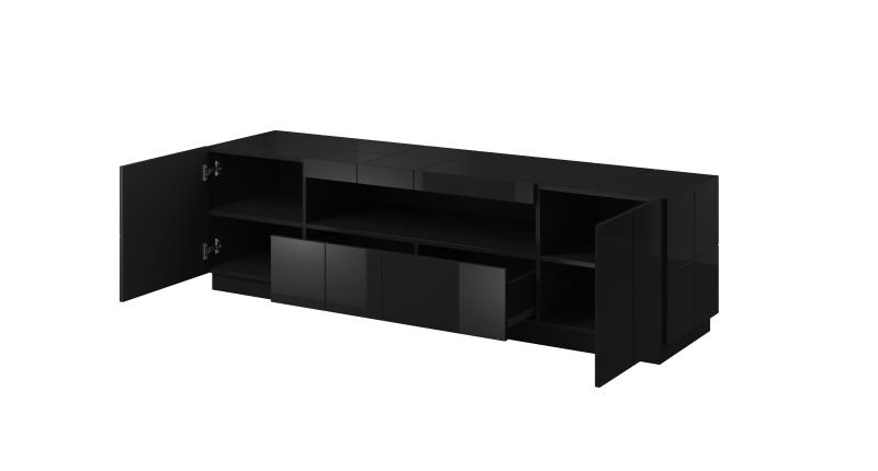 TV statīvs REJA spīdīgi melns/spīdīgi melns — изображение 2
