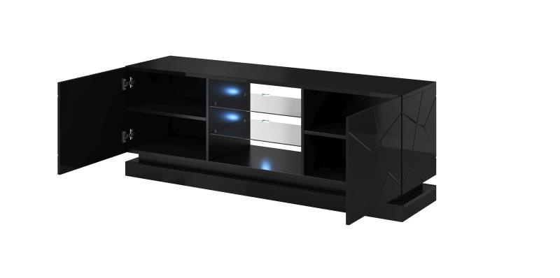 TV statīvs QIU 160 melns — изображение 3