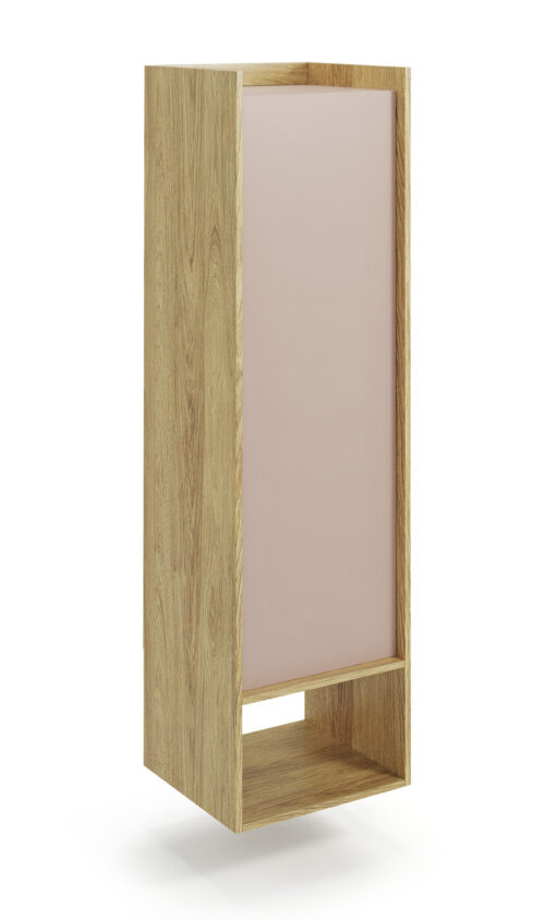 MOBIUS regal 1D krāsa: hikorija ozols/balta