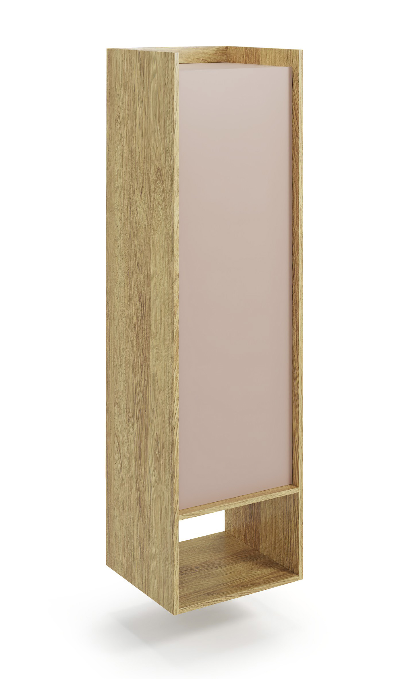 MOBIUS regal 1D krāsa: hikorija ozols/balta