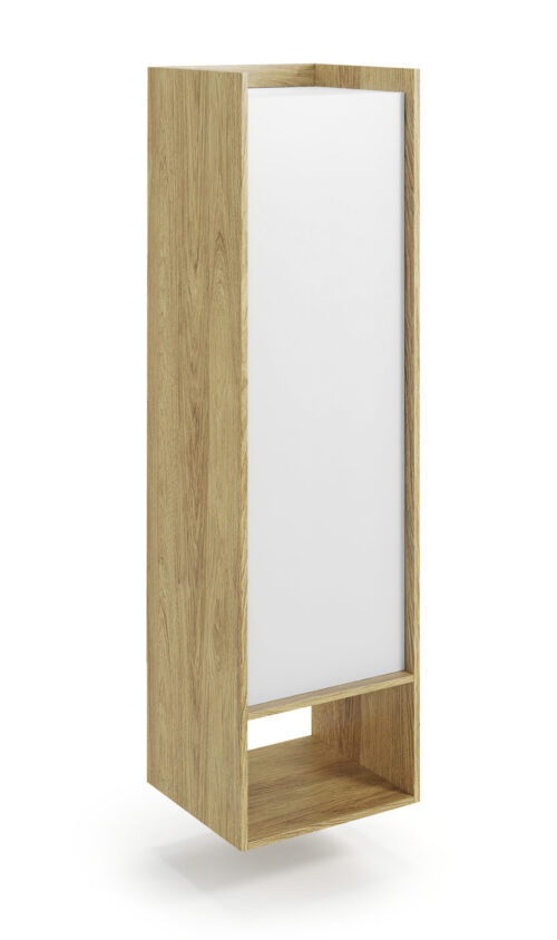 MOBIUS regal 1D krāsa: hikorija ozols/balta
