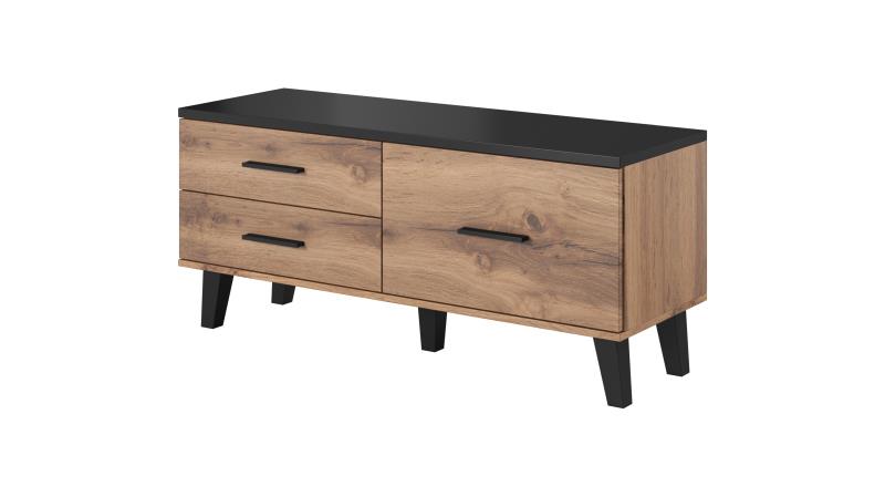 TV statīvs LOTTA 120 1D2S wotan ozols/melns — изображение 2