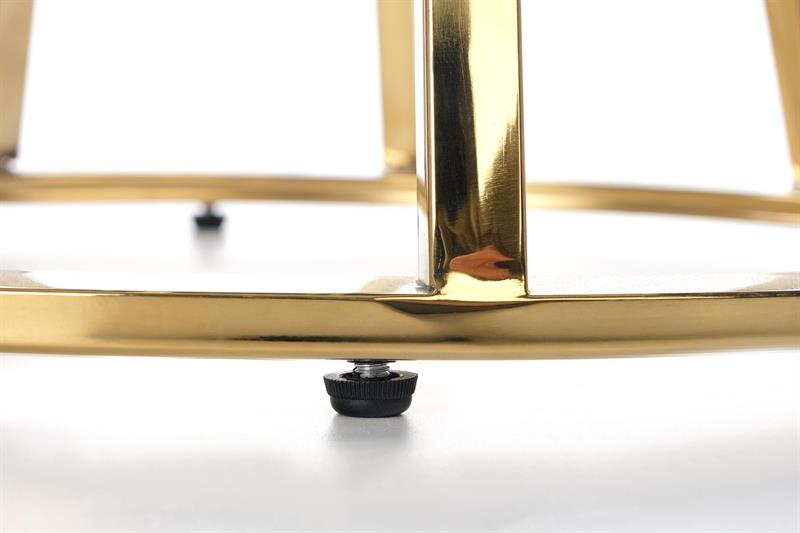 AFINA S, kafijas galdiņš, spogulis / zelts — 3 attēls