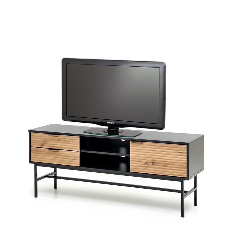 MURANO RTV-1 TV statīvs, krāsa: ozols/melna — изображение 4