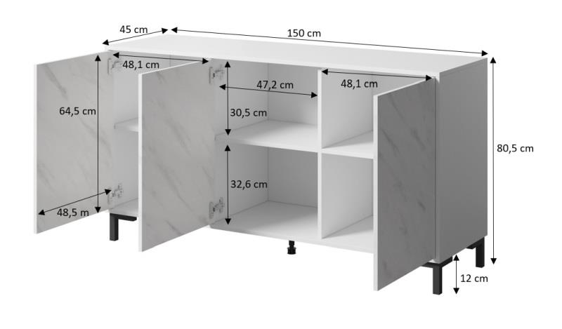 MARMORS KOM150/3D melns — изображение 4