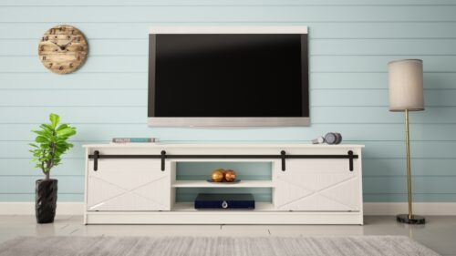 GRANERO TV statīvs balts/balts