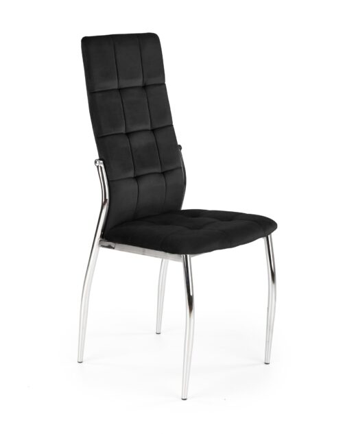 K416 krēsls, melns samts