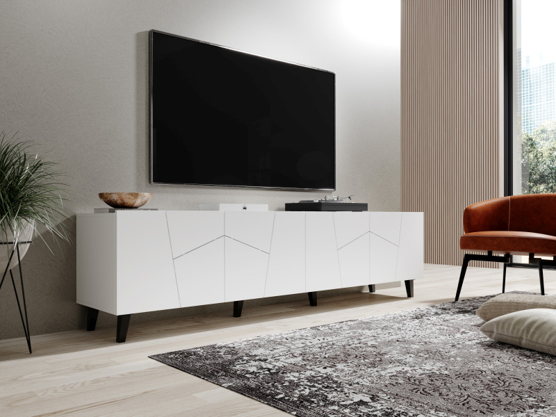 ETNA TV statīvs balts/balts