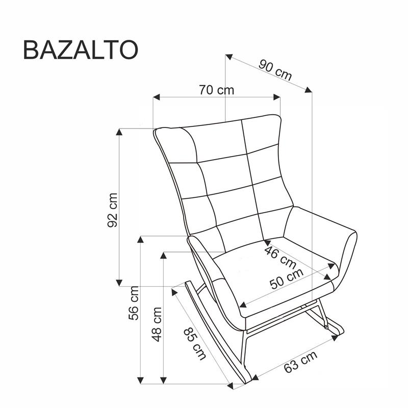 BASALT krēsls, zaļš — изображение 3
