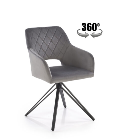 K535 krēsls, pelēks