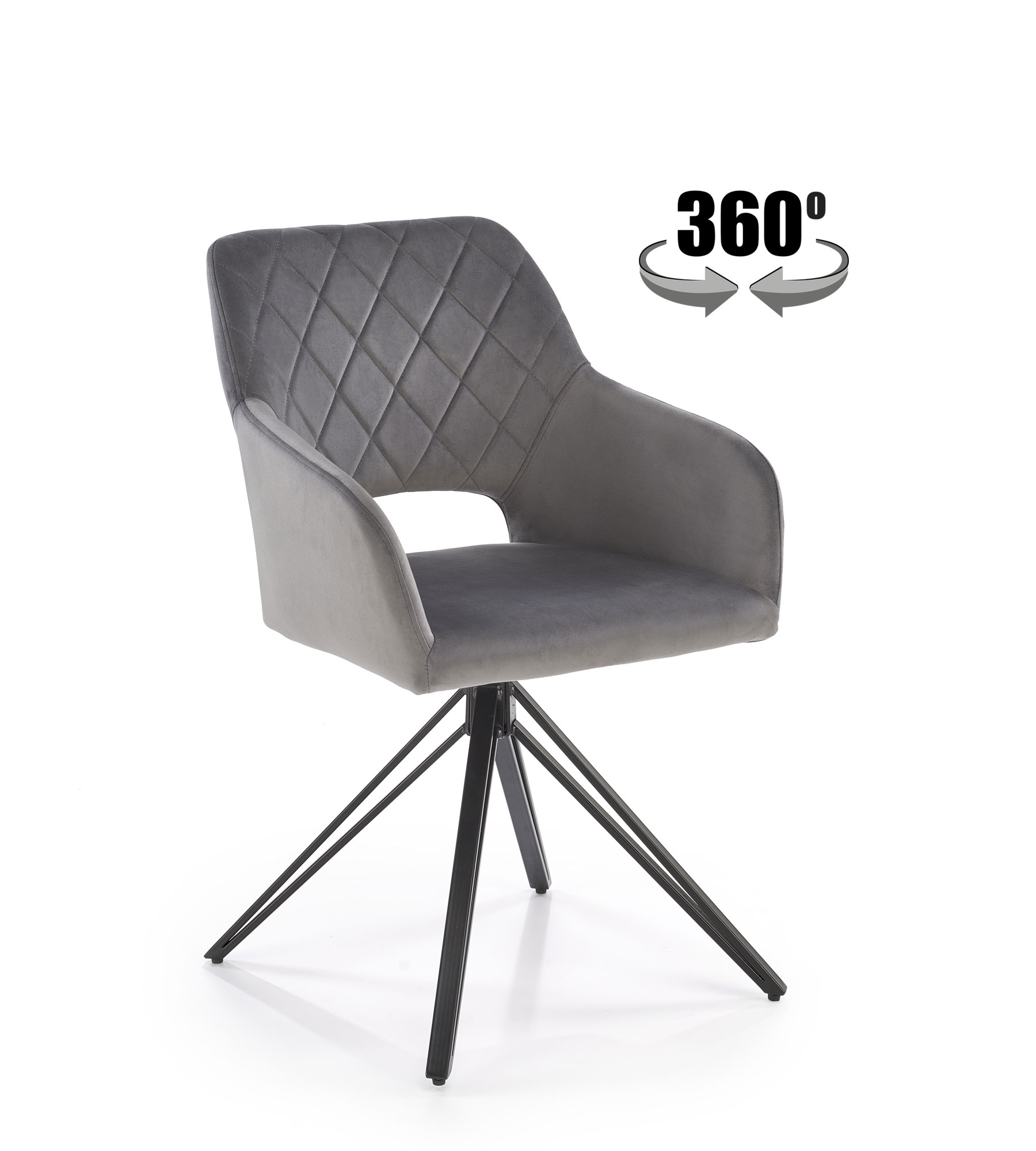K535 krēsls, pelēks