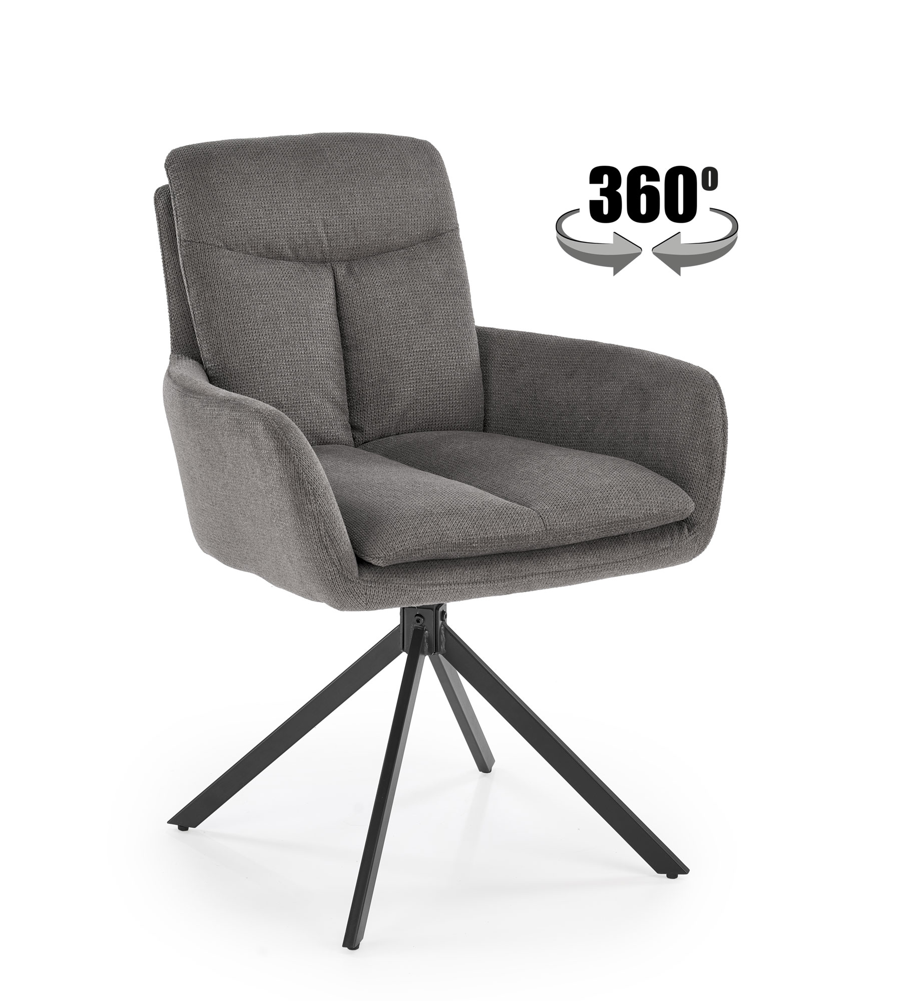 K536 krēsls, pelēks
