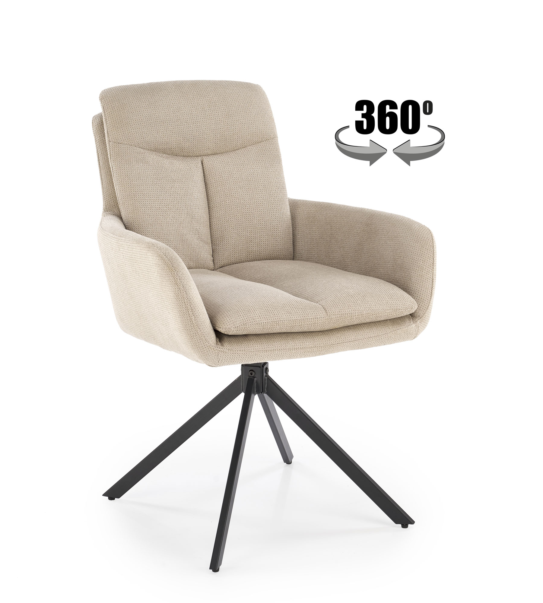 K536 krēsls, bēšs