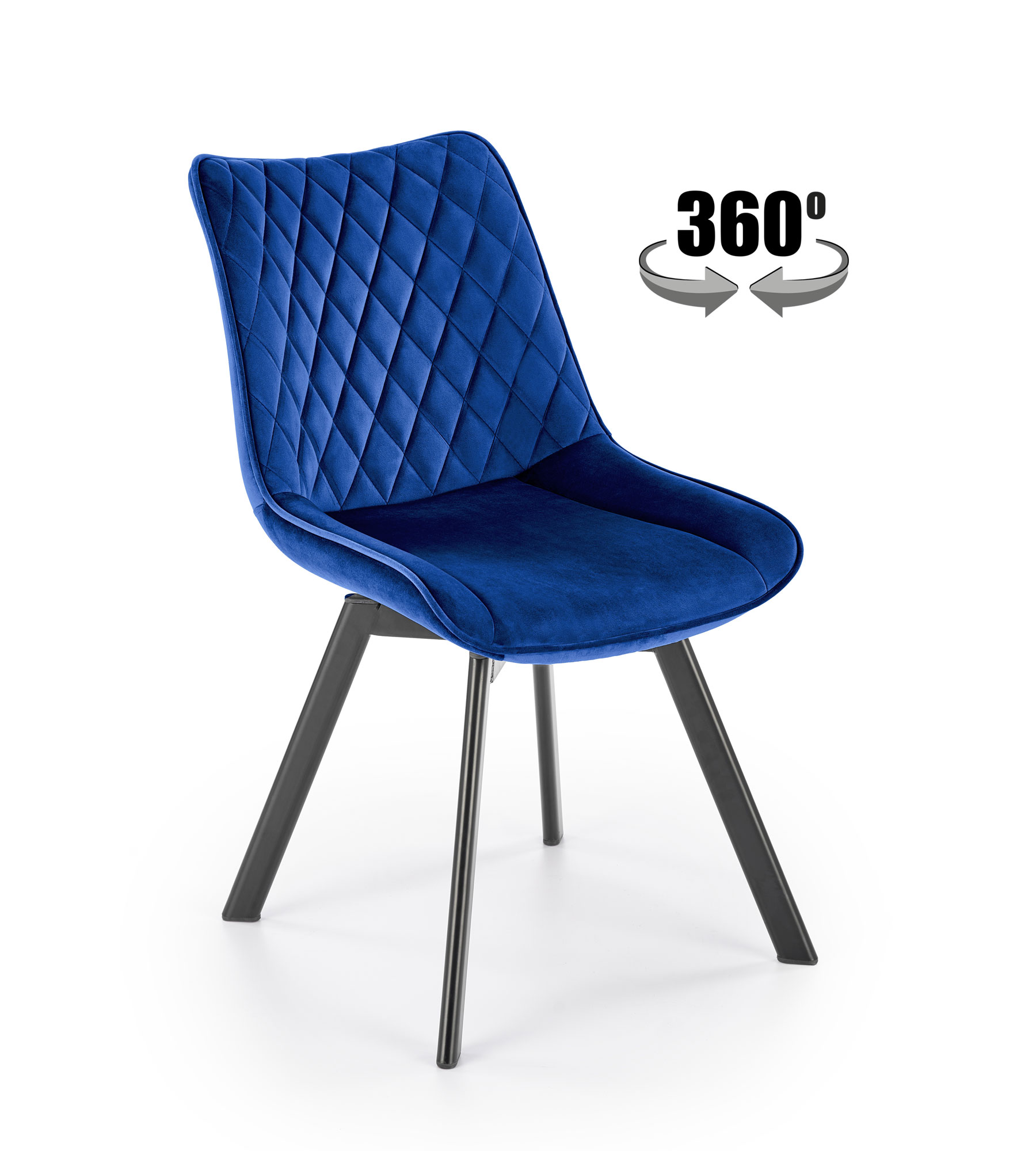 K520 krēsls, tumši zils/melns