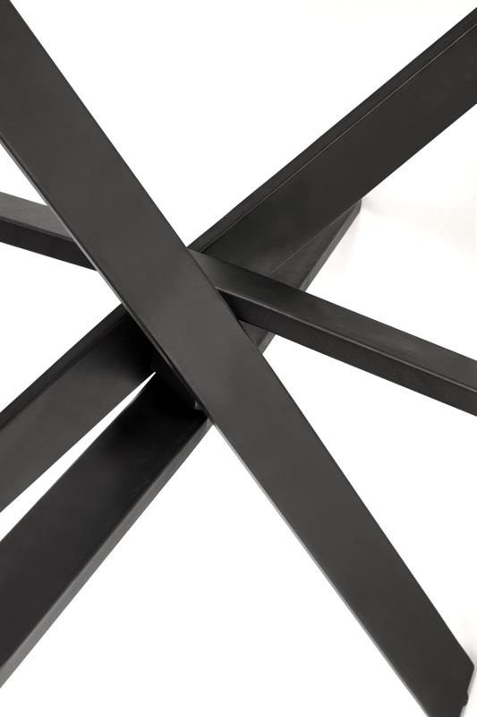 EDGAR 2 galds, galda virsma - balts marmors, kājas - melnas — изображение 11