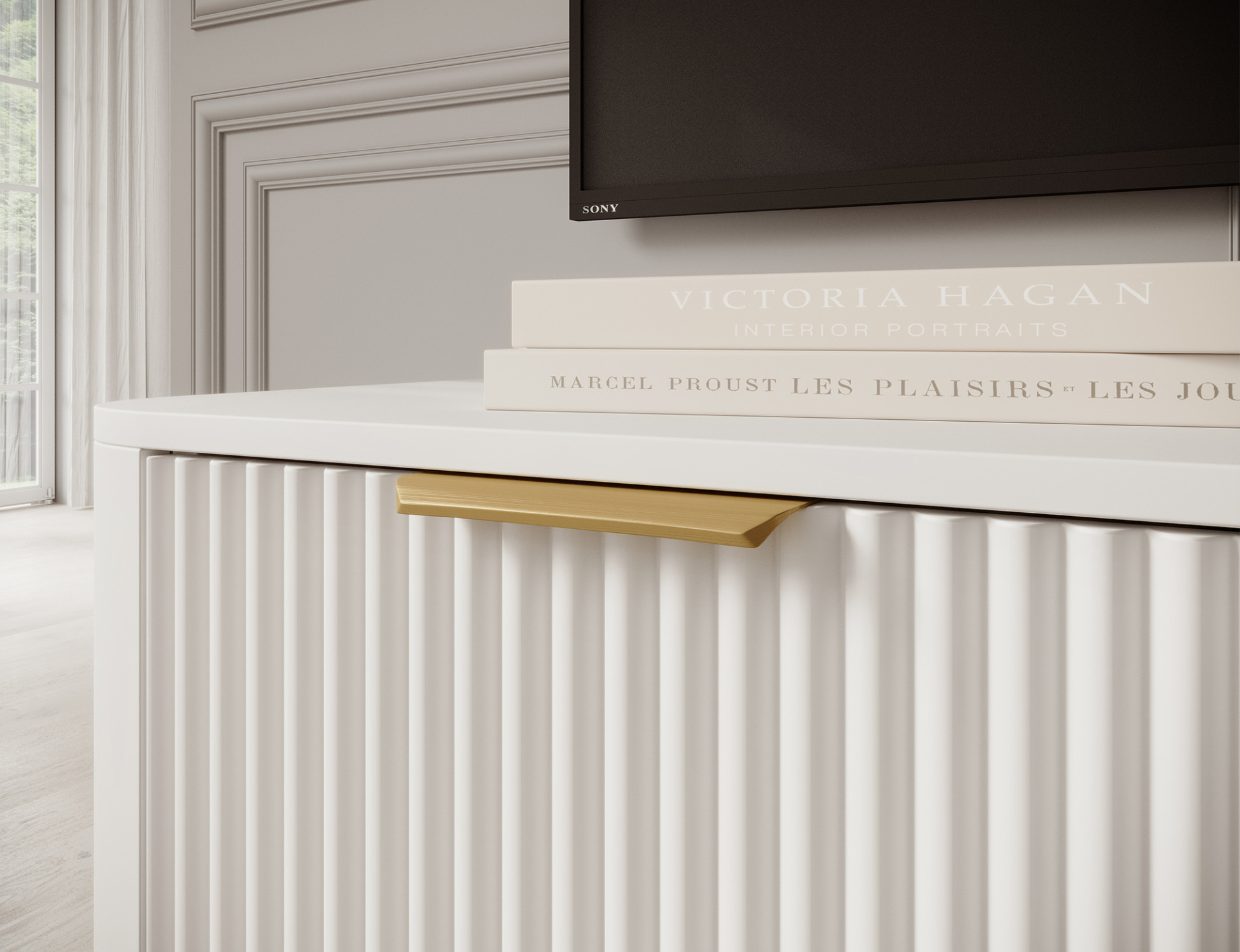 Chavelle TV skapis — 8 attēls