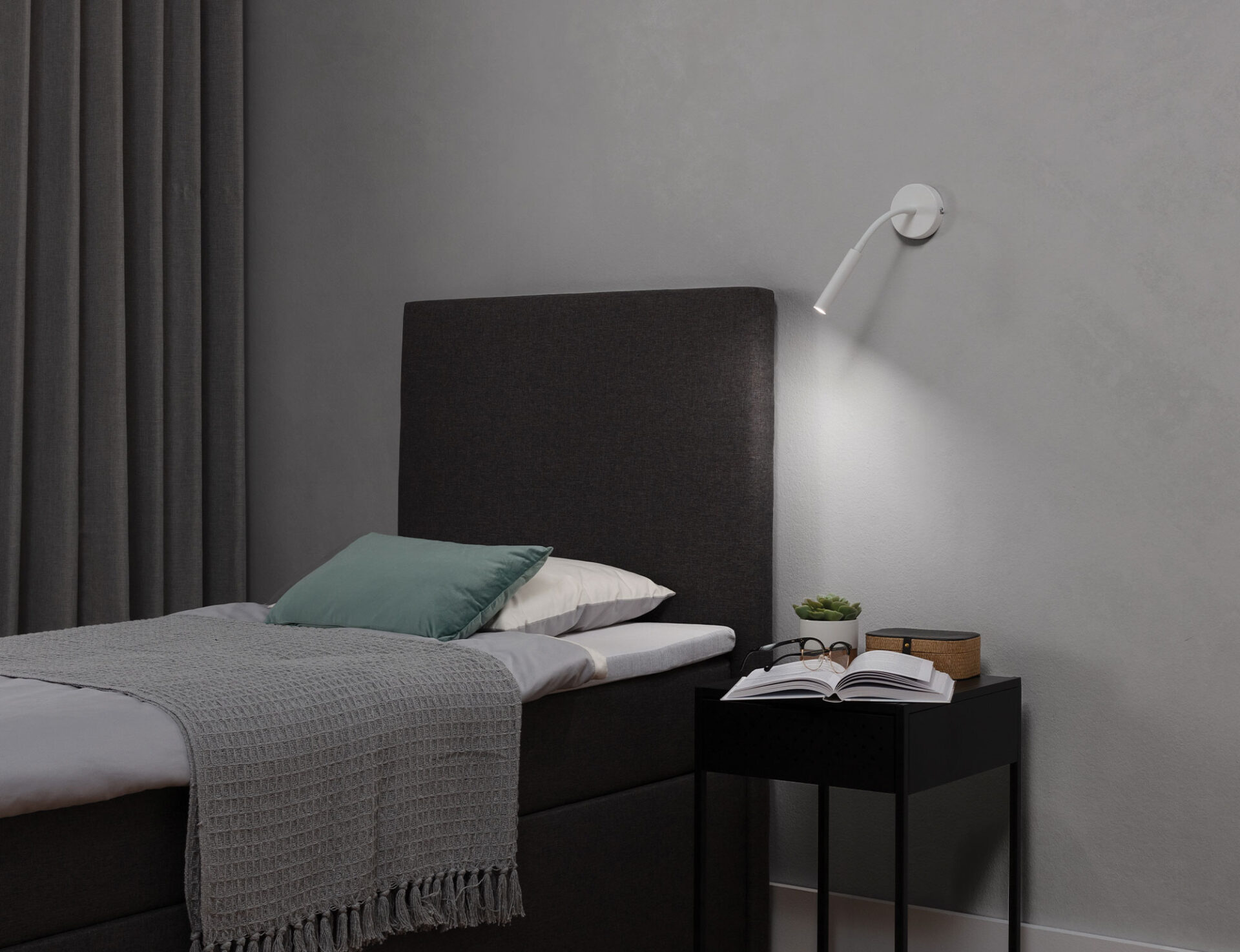 Vespillo, 35x8 cm, balta, sienas lampa ar 1 spuldzi — изображение 2