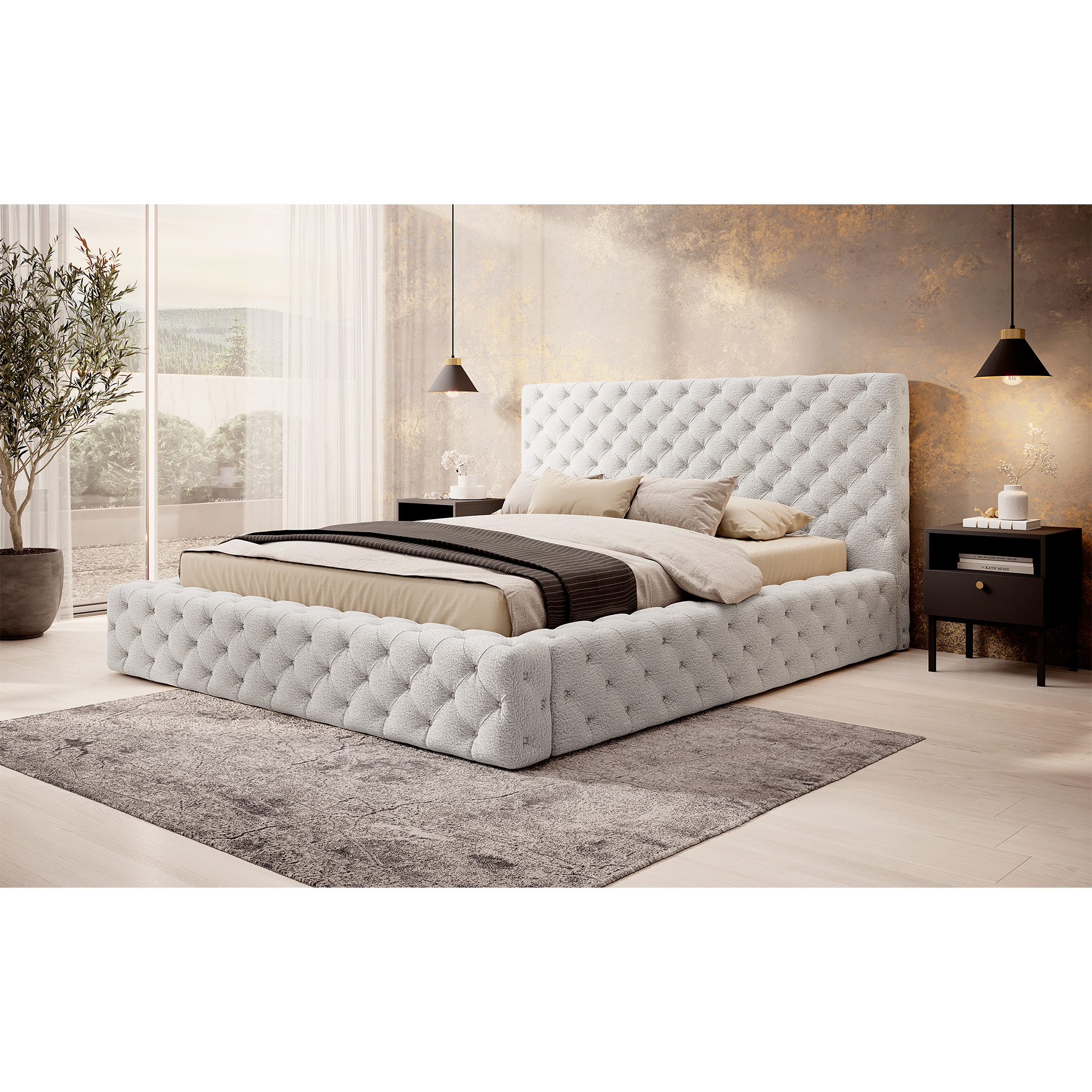 Prinča stila gulta 180x200 — 2 attēls