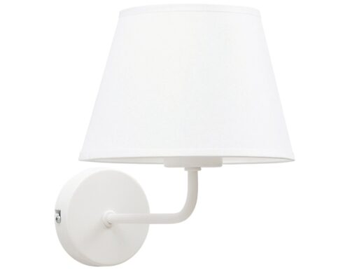 Vespillo, 20x20x23cm sienas lampa 1A balta