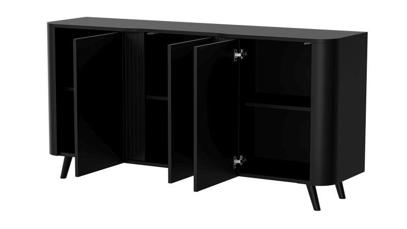 VOLARE kumode 150 (3D) melna matēta/melna matēta — изображение 2