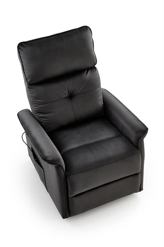 SEMIR 2 atpūtas krēsls, melns — изображение 5