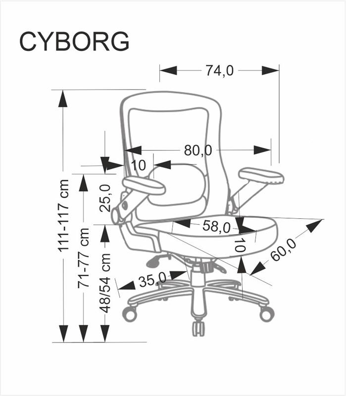 CYBORG krēsls melns — изображение 3