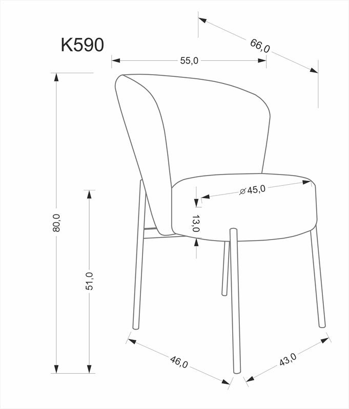 K590 krēsls, olīvu krāsā — изображение 8
