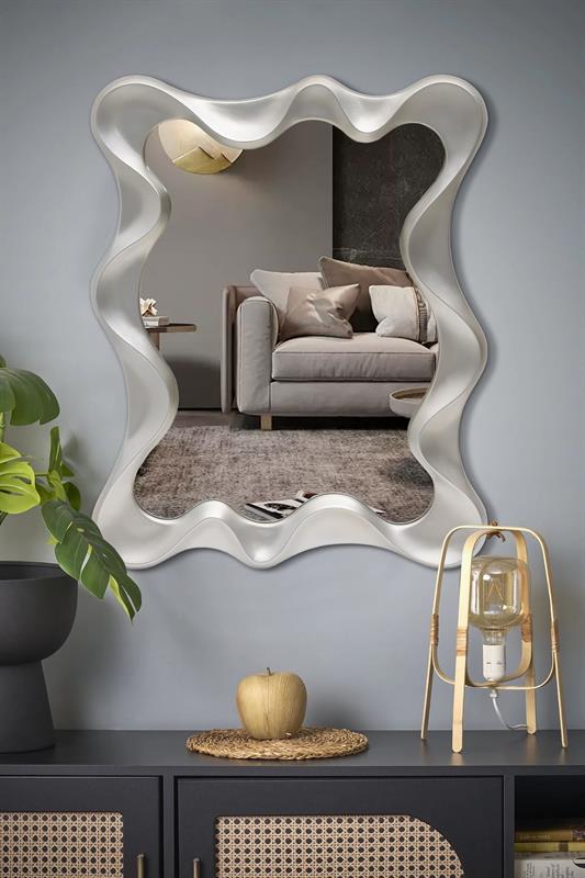 DECO sienas spogulis, antīks sudrabs — изображение 6