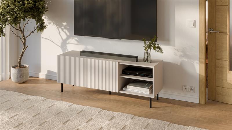 PAXOS RTV-1 TV statīvs 150 cm, krāsa: kašmirs/melns — изображение 9