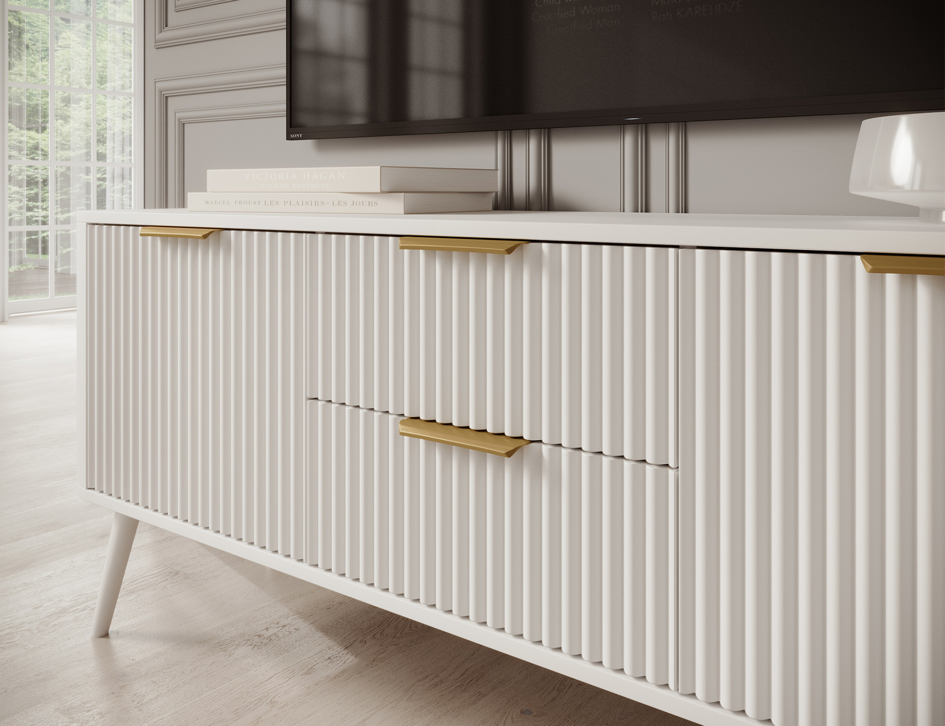 Chavelle TV skapis — 6 attēls