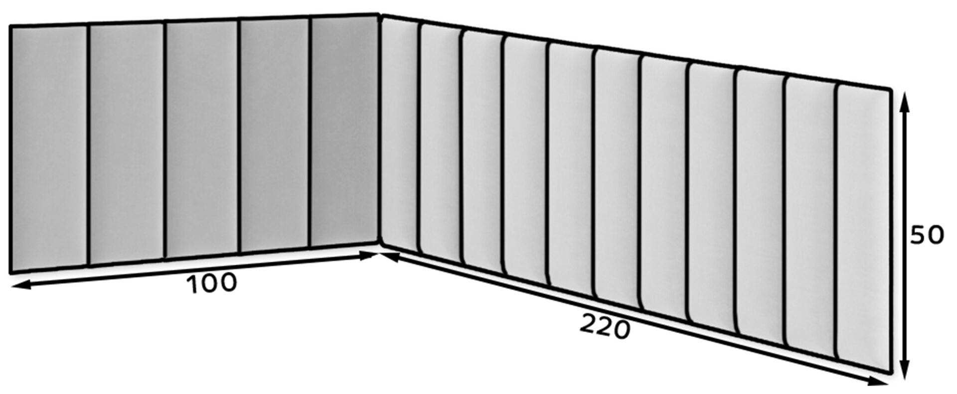 Kvadrāts 100x220x50 — изображение 3