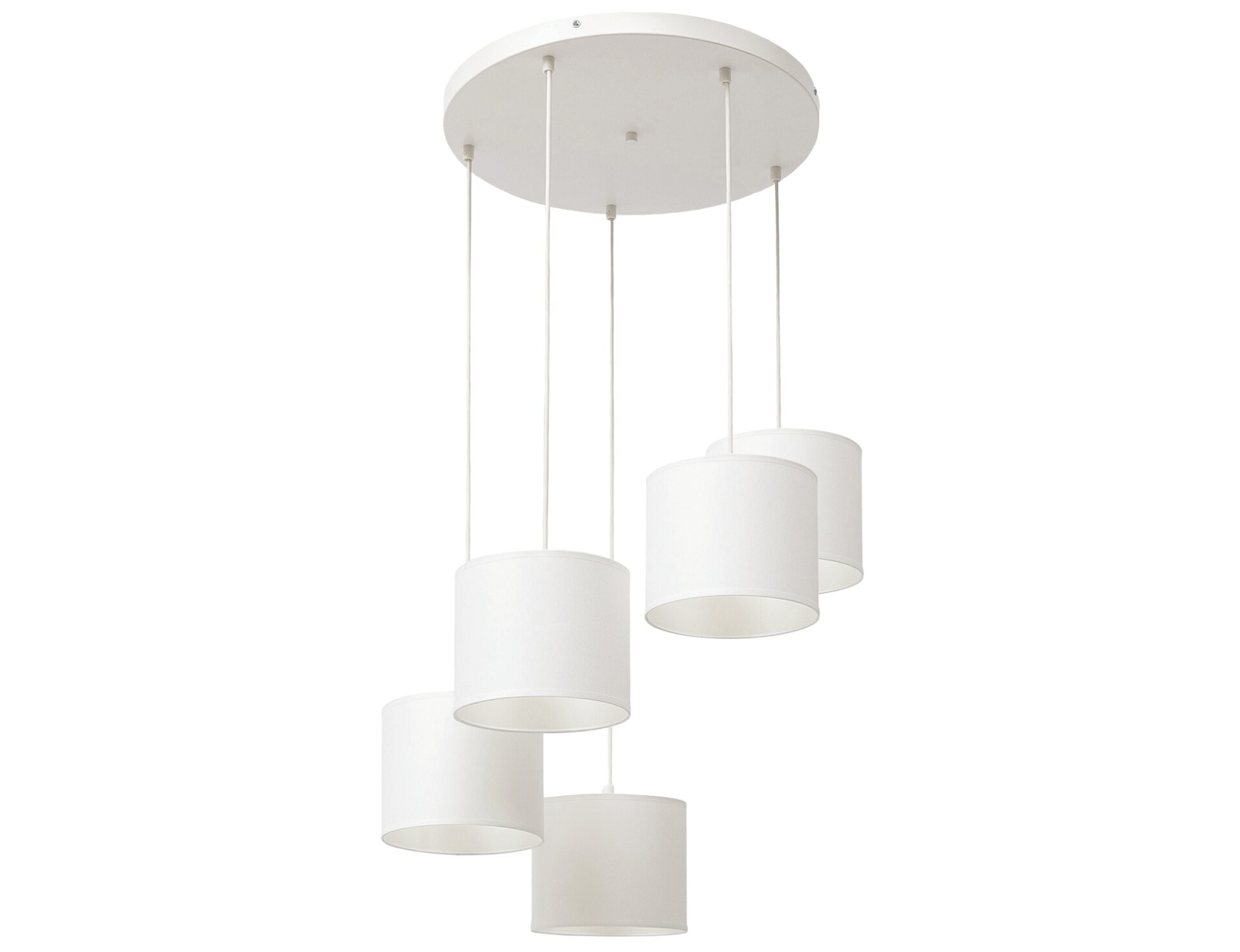 Vespillo, 58x58x115cm piekarināms 5 ​​balts