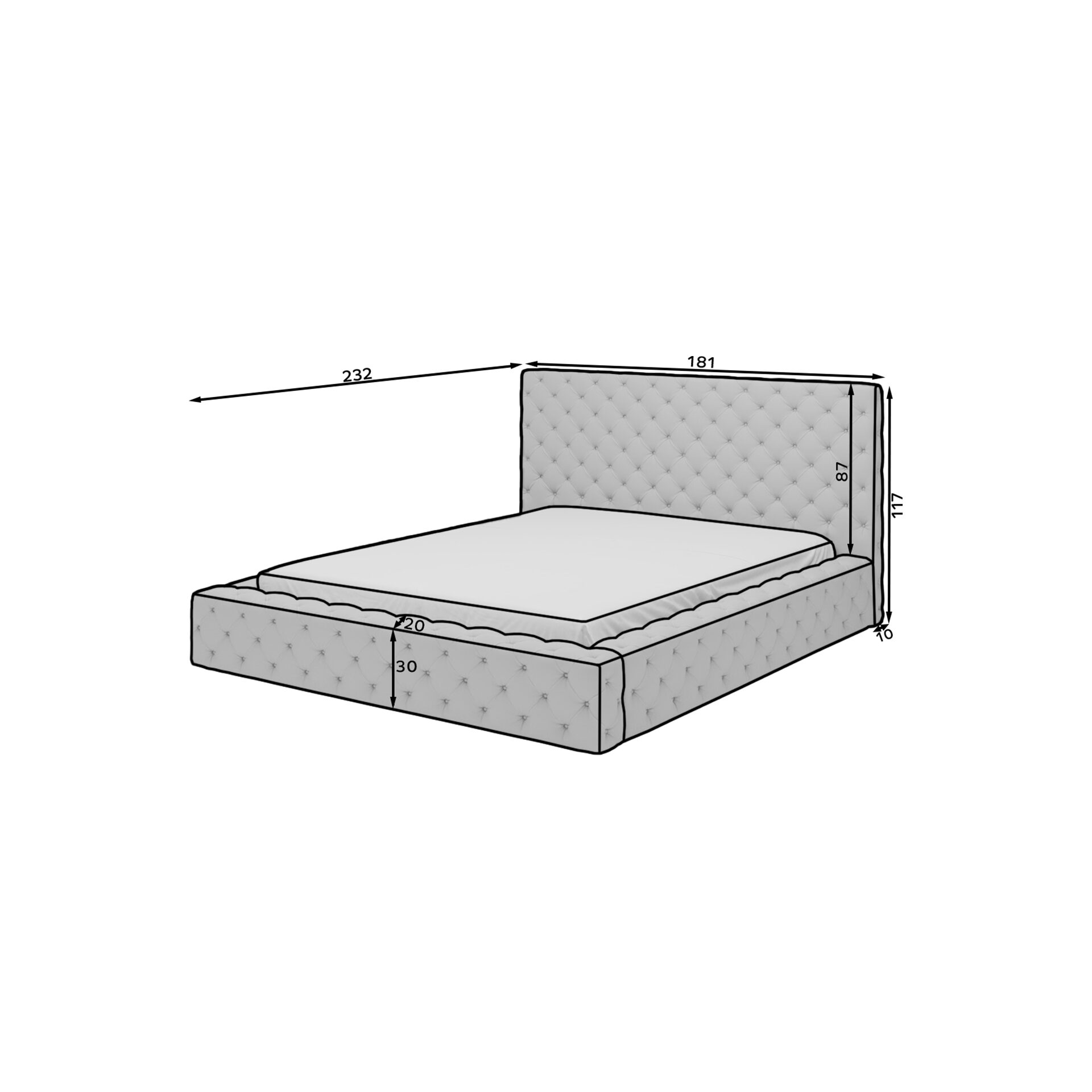 Prinča stila gulta 140x200 — изображение 9