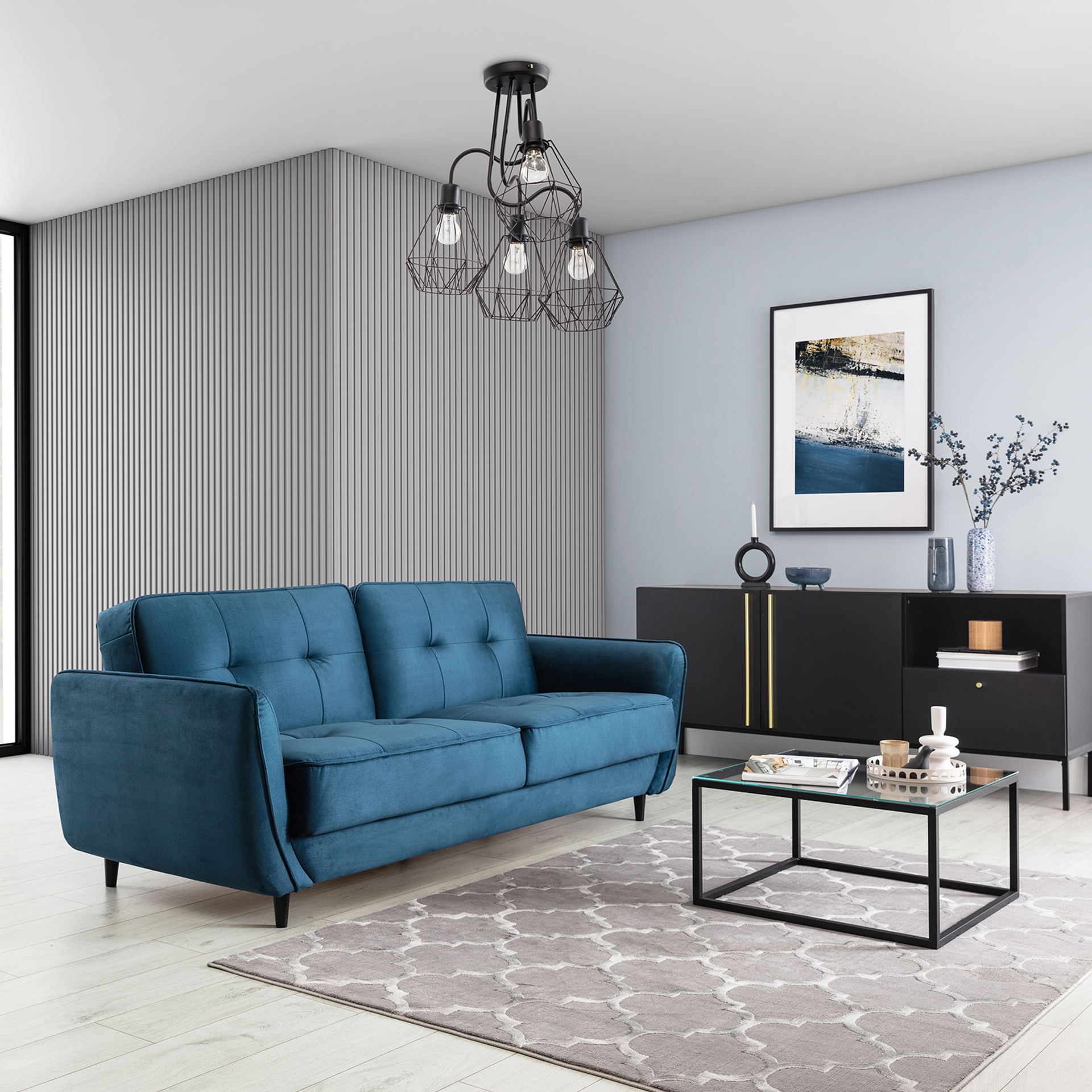 Bendinni, 60x60x50cm lustra 4 melnas — изображение 2