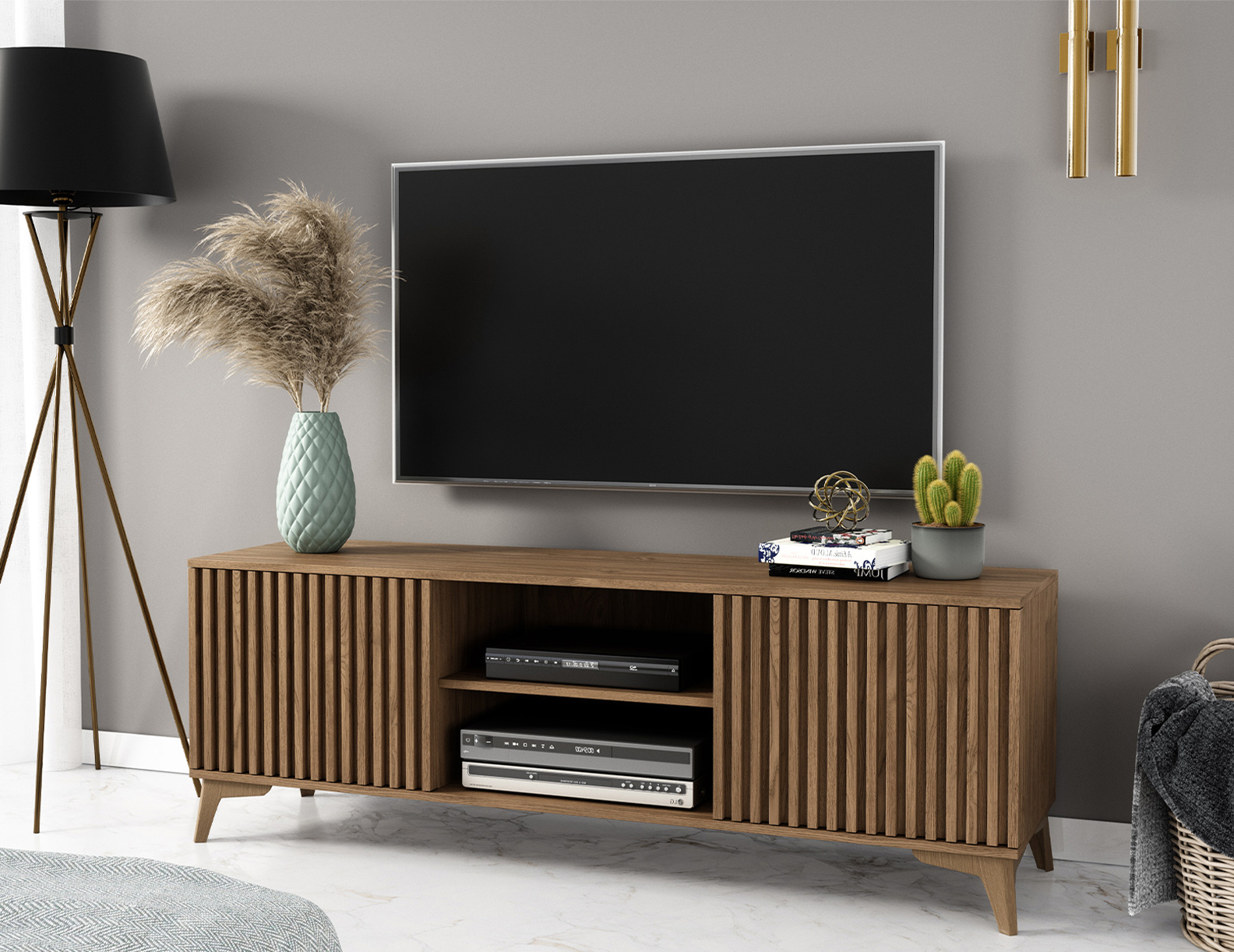Entsian 150 Artisan Oak TV skapītis — изображение 2