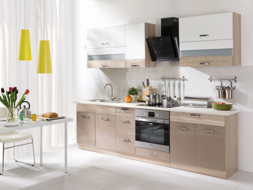 Augšējais stūra skapis 70/40 cm Premio PRE-44G kreisais — 3 attēls