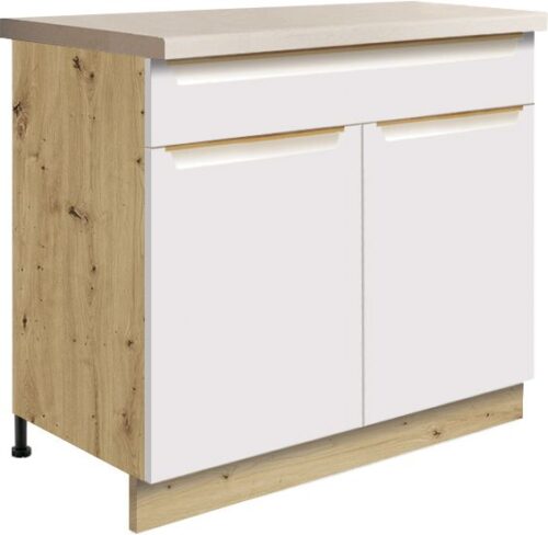 Glamour GLA-7D 90 cm pamatnes skapis ar atvilktni