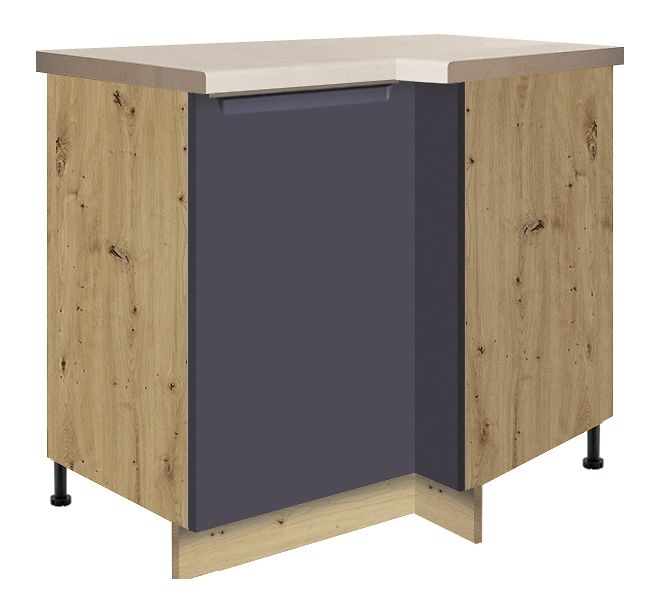 Stūra skapītis apakšā 100/70 cm Glamour GLA-15DL — изображение 2