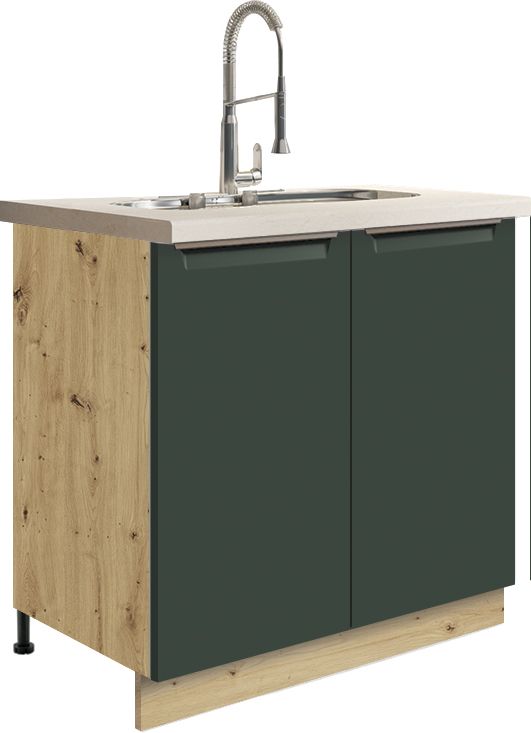 Apakšējais izlietnes skapītis 80 cm Glamour GLA-12D — изображение 3