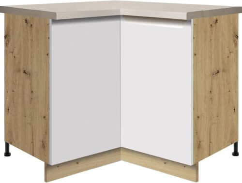Stūra skapītis apakšā 90/90 cm Glamour GLA-16D