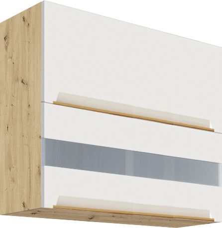 Augšējais skapis 80 cm Glamour vitrīna GLA-41G