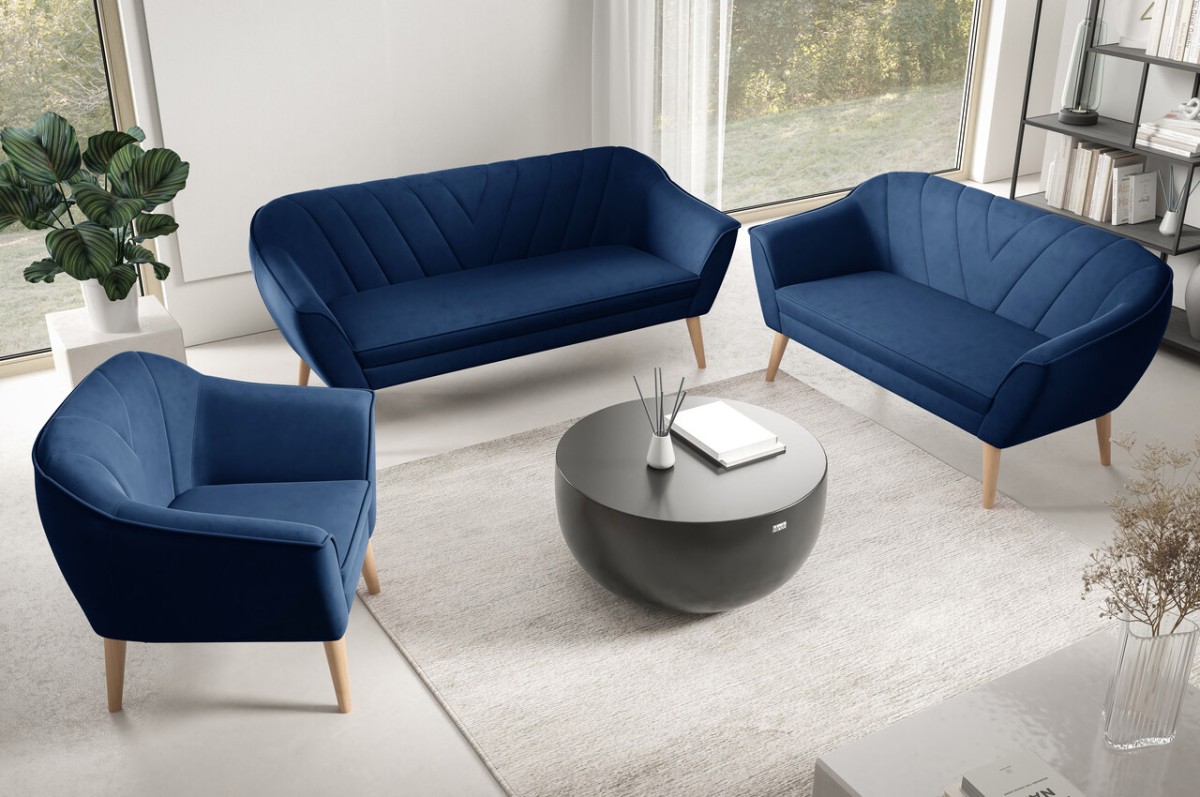 Scandi Brands 3+2+1 mīksto atpūtas krēslu komplekts — 6 attēls