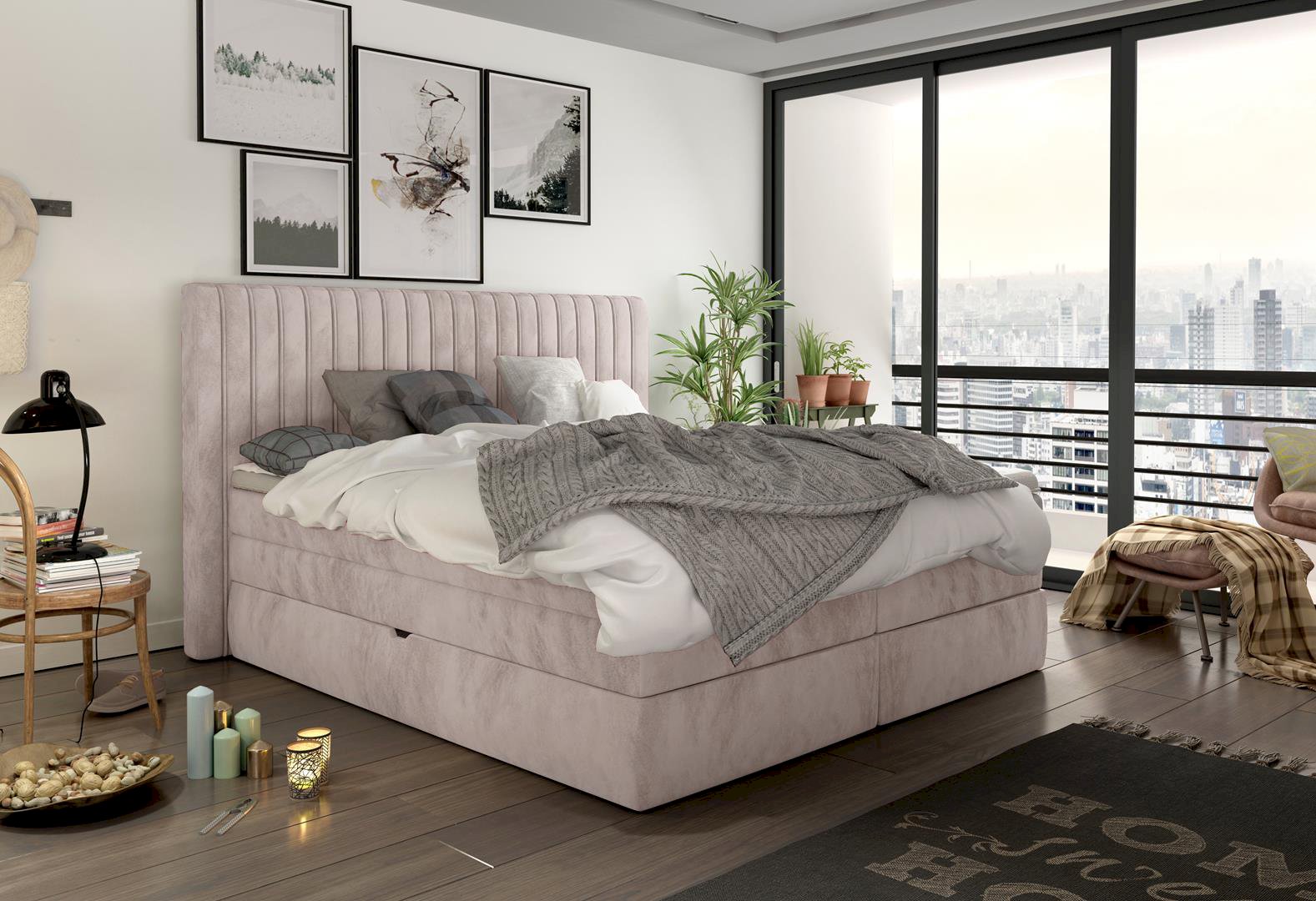 Minola kontinentālā gulta 180x200 Gr1 — 7 attēls
