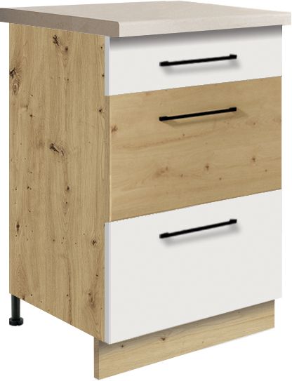 Apakšējais skapis ar atvilktnēm 50 cm Infinity INF-9D — изображение 2