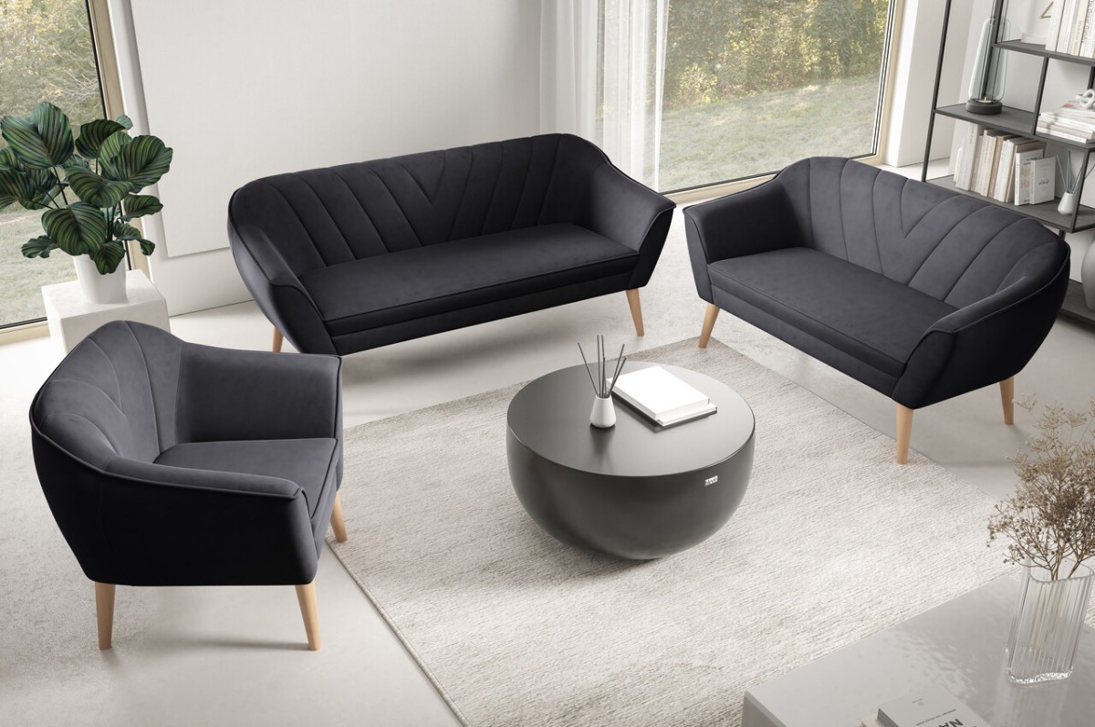 Scandi Brands 3+2+1 mīksto atpūtas krēslu komplekts — 3 attēls