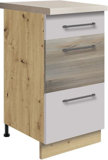 Apakšējais skapis ar atvilktnēm 40 cm Infinity INF-8D